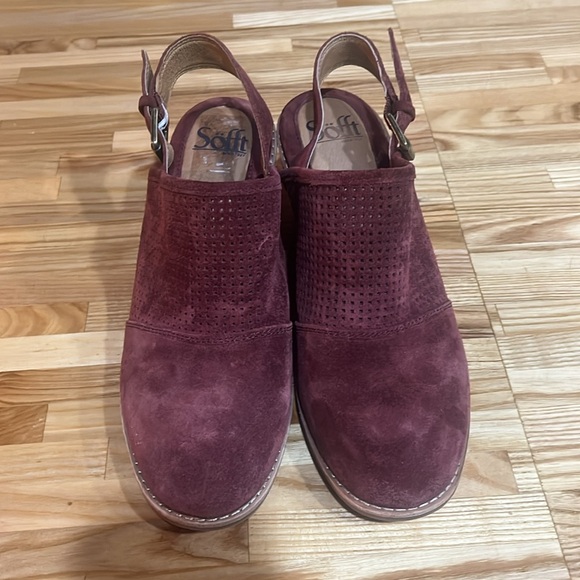 Sofft Women’s Suede Slingback Wedge - Picture 5 of 7